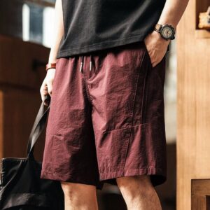 Green Deer American quick-drying workwear outdoor paratrooper sports shorts men's summer thin loose casual mid-length pants