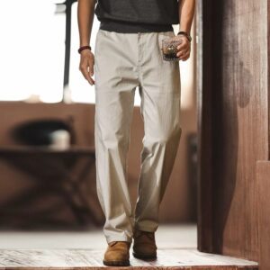 Green Deer American Retro Sports Casual Pants Men's Summer Trendy Brand Loose Urban Commuting Outdoor Straight Pants Men's